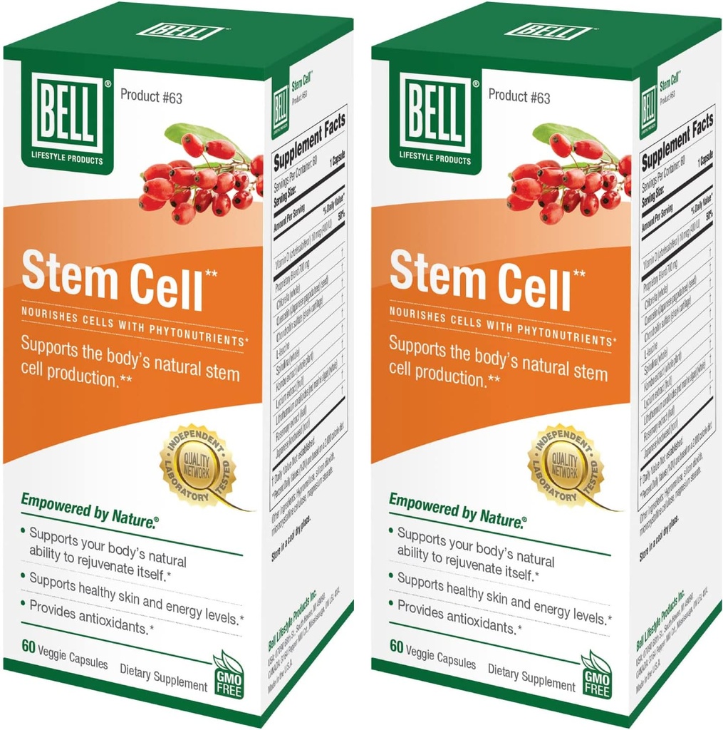 Bell Stem Cell Συμπληρώματα - Υποστηρίζει τη φυσική ικανότητα του σώματος σας να αντικαταστήσει Worn Out Cells και Rejuvenate Tissue 