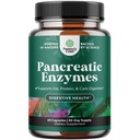 Pancreatin Digestive Enzymes Digestion for Gut Health - Παγκρεατικά Digestive Enzymes for Women & Men with Protease, Lipase & Amylase - Bloating, Stomach Health, Fat, Carb & Protein - 60 Count