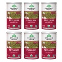ΟΡΓΑΝΙΚΗ INDIA Ολόκληρη σκόνη Psyllium Husk Organic - Psyllium συμπλήρωμα ινών Husk, υποστήριξη πέψης, Vegan, χωρίς γλουτένη, μη GMO, διαλυτή και αδιάλυτη πηγή ινών - 12 oz Canister, 6 Pack