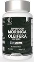 Organic Moringa Capsules | Green Moringa Leaf Supplement for Energy, Metabolism & Immune Support – 60 Capsules, Natural Superfood