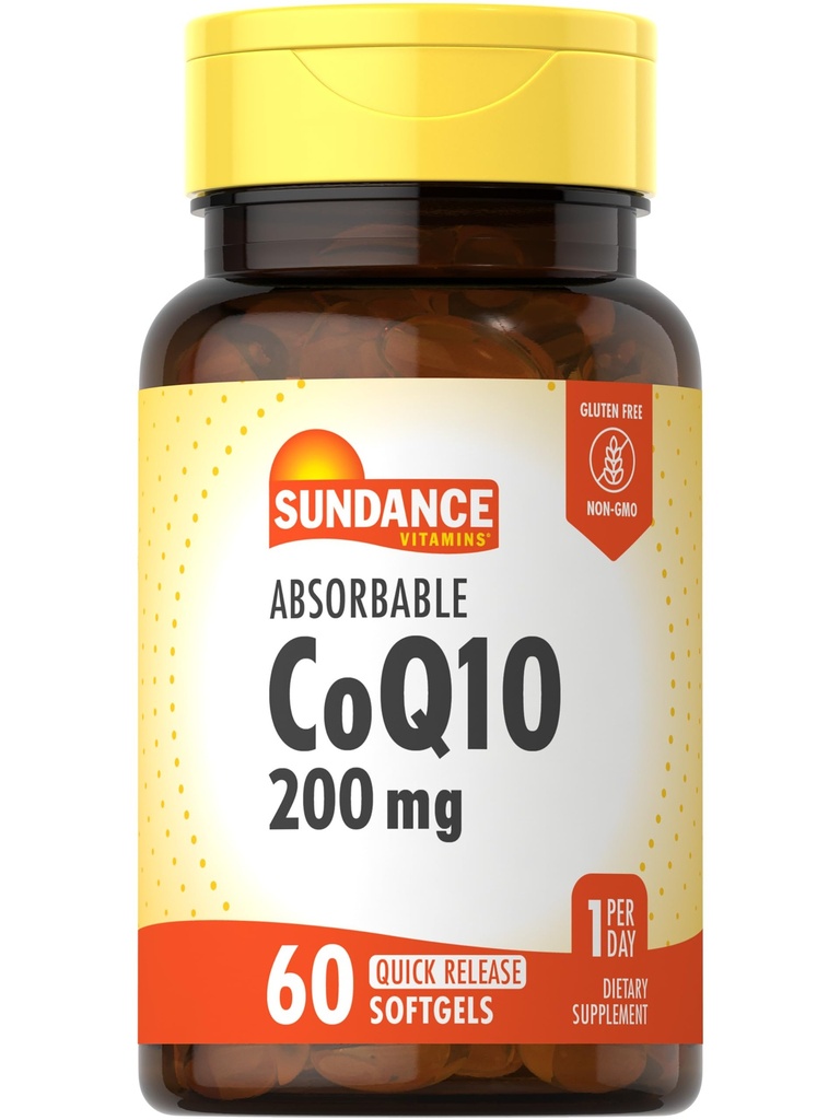 Sundance CoQ10 200mg Softgels 