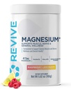 Revive MD Magnesium Powder Supplement - Μαγνήσιο Carbonate & Taurate Powder Drink Υποστηρίζει υγιή οστά, μύες, & νεύρα - Vegan-Friendly, Gluten-free & Soy-Free (Λεμονάδα Raspberry, 30 σέρβις)