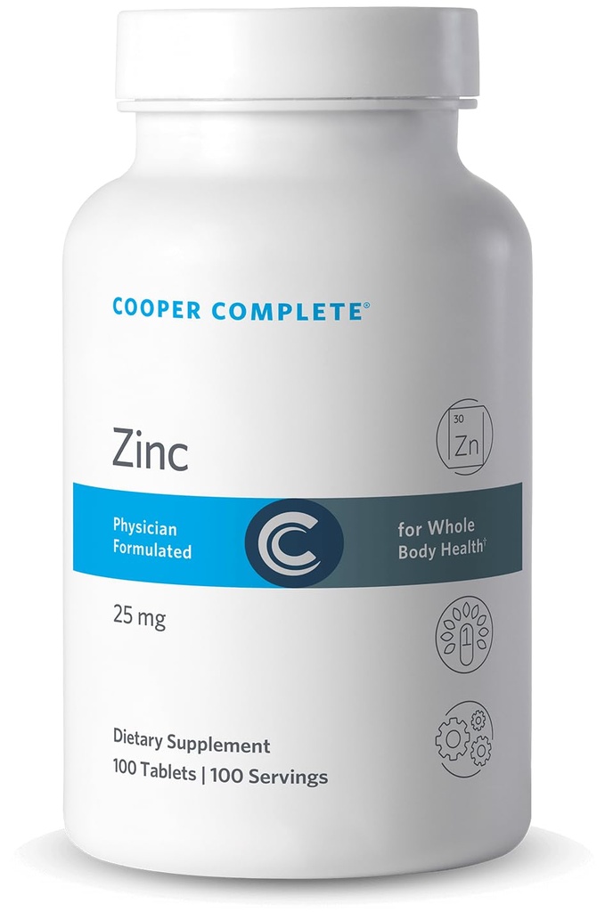 Cooper Complete 25 mg ψευδάργυρου 100 δισκία Συσκευασία του 1