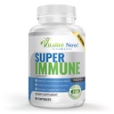 Super Wellness Immune Booster - Quercetin Ανοσία Υποστήριξη, 25 Βιταμίνες, Βότανα, Superfoods, Μανιτάρια - Βιταμίνες C & E - Σελήνιο - Turmeric - Ανοσοποιητική Άμυνα Συμπλήρωμα - 60 Κάψουλες