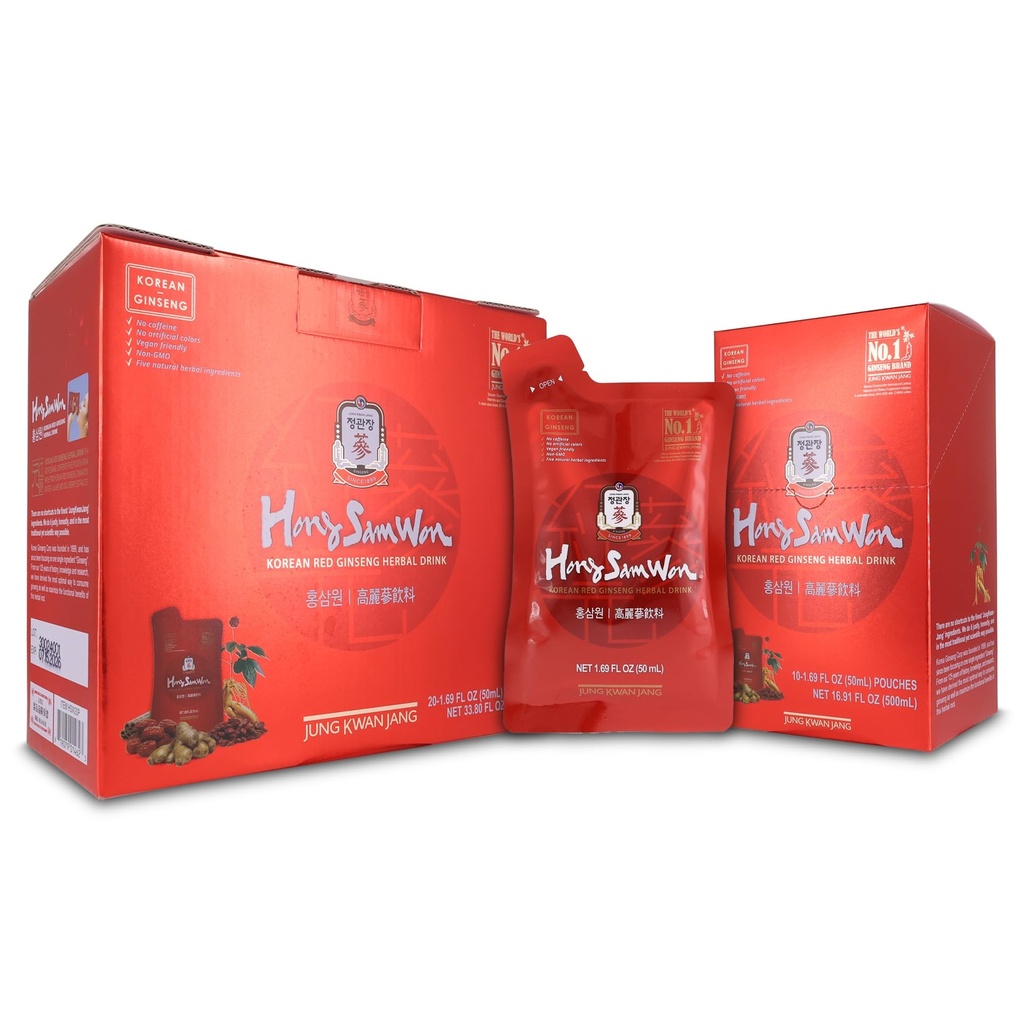 JUNG KWAN JANG HongSamWon Korean Red Ginseng Herbal Drink 