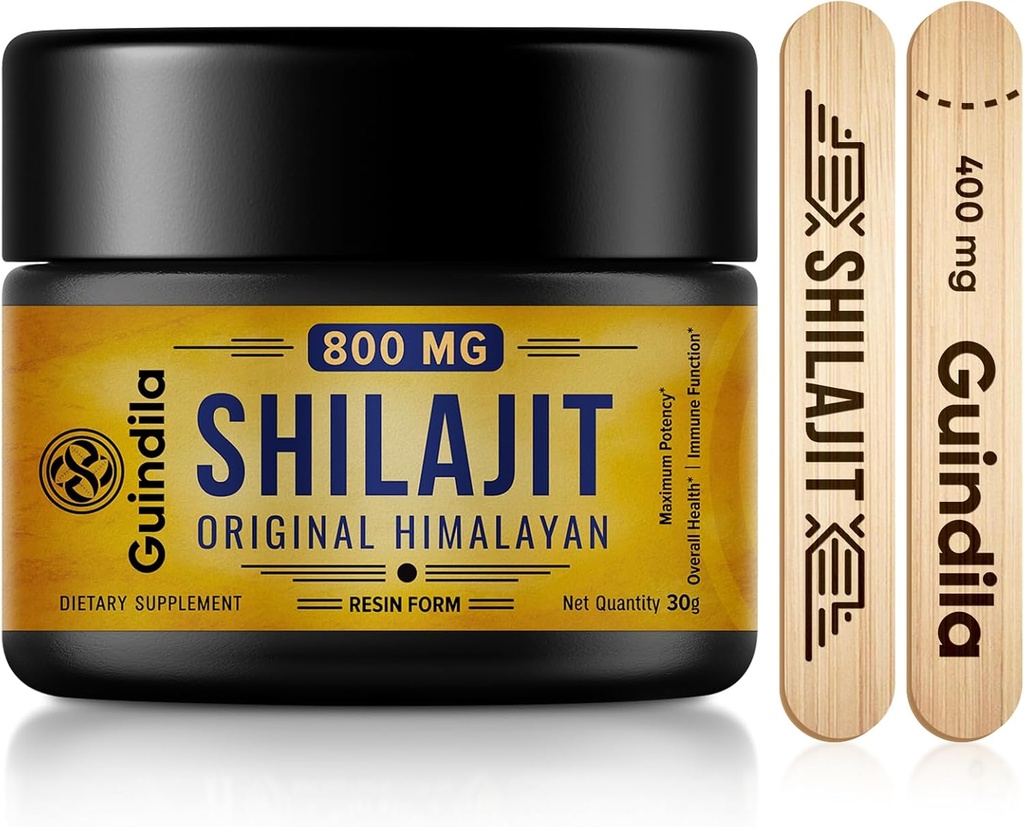 800mg Shilajit συμπλήρωμα-Shilajit καθαρό ιμαλαϊκό οργανικό σιλατζίτ Resin με μέγιστη ισχύ,Πρωτότυπο από τα Ιμαλάια με 85+Trace Minerals & Fulvic Acid για Focus & Energy,Immunity,30 Grams