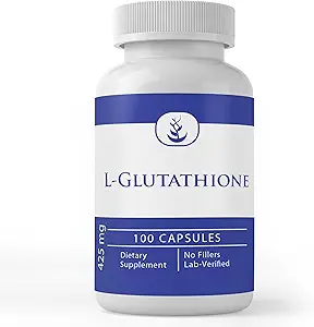 PURE ORIGINAL INGREDIENTS L-Glutathione, (100 Capsules) Reduced, Always Pure, No Additives Or Fillers, Lab Verified