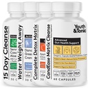 Youth & Tonic Complete Body Detox for Cleanse, Normal Acidity Gut Level and Water Detoxing – 150 Χάπια