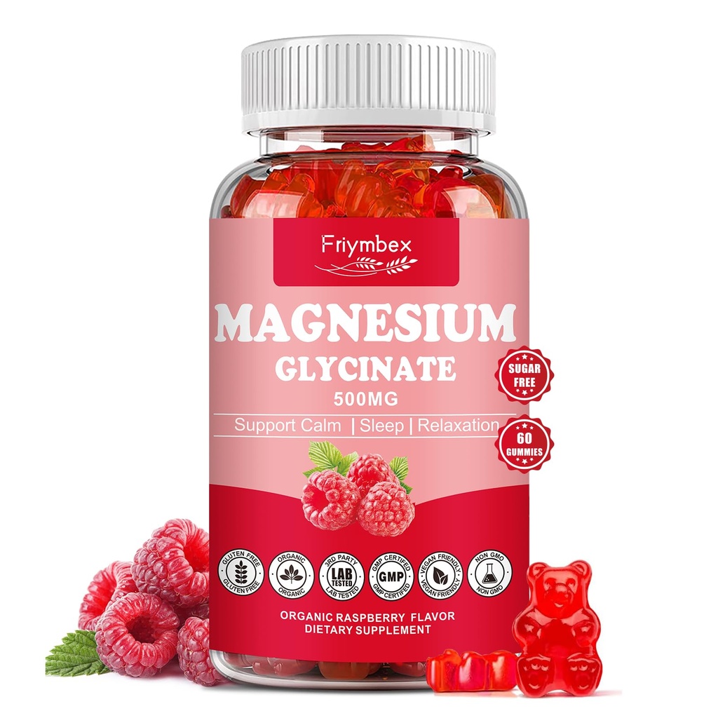 Μαγνήσιο Γλυκινικό Gummies 500mg 