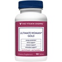 The Vitamin Shoppe Ultimate Woman Gold Multivitamin - με σίδηρο, Β Βιταμίνες & Βιταμίνη D3 και Περισσότερα για να υποστηρίξει την παραγωγή ενέργειας, οστά & ανοσοποιητική υγεία - Gluten Free Multi-mineral (90 δισκία)