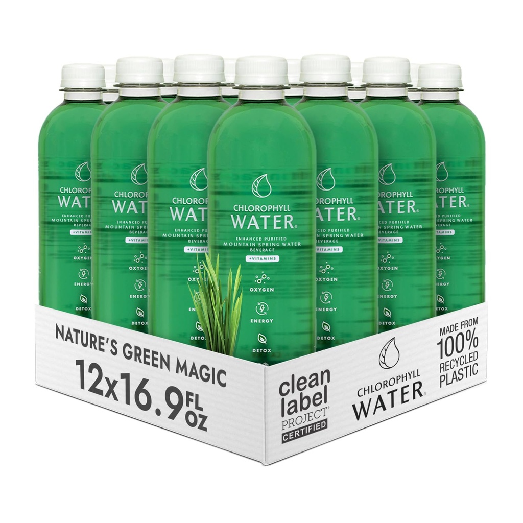 Χλωροφύλλη Νερό – Υγρή Χλωροφύλλη 12-Pack (16.9oz) 