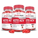 Justified Laboratories (3 Pack Keto Rush Keto ACV Apple Cider Vinegar Boost Formed with Pomegranate Beet Juice Powder B12 Vegan Non GMO 180 Gummies