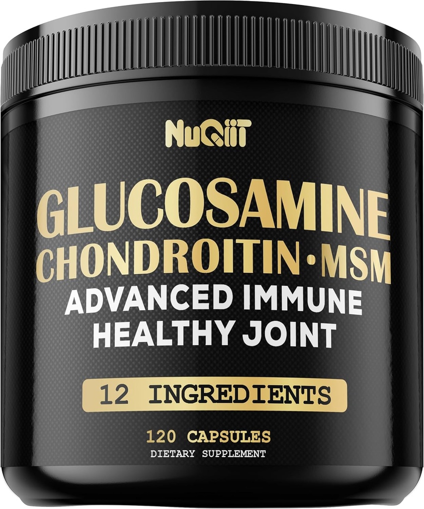Glucosamine Chondroitin MSM με ανοσοποιητική και κοινή υποστήριξη συμπλήρωμα 2000mg - Κουρκουμίνη κουρκουμίνη ρίζα, Boswellia, Elderberry, Echinacea & More - 120 κάψουλες - Υγεία των οστών, ευελιξία & δύναμη Υποστήριξη