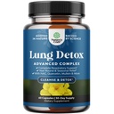 Lung Detox Mullein Leaf Capses - Καθαριστικό συγκρότημα καθαρισμού πνευμόνων Mullein Lung με εκχυλίσματα NAC Quercetin & Cordyceps - Φυλλάδιο Βότανο αναπνευστικό συμπλήρωμα για ιγμορίτιδα & αναπνοή Υποστήριξη 60ct
