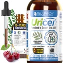 Uricel - Advanced Uric Acid Support & Cleanse Supplement - Κοινή & Παιδική Υποστήριξη - Υγρή Παράδοση για Καλύτερη Απορρόφηση - Tart Cherry, Chanca Piedra, Σπόροι σέλινου & Κουρκουμάς - 2 fl oz