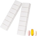 2Pack Weekly Pill Organizer,Extra Large 7 Days Pill Cases Travel Daily Pill Box για το ιχθυέλαιο, τα δισκία ασβεστίου συμπληρώματα και άλλα χάπια βιταμίνης