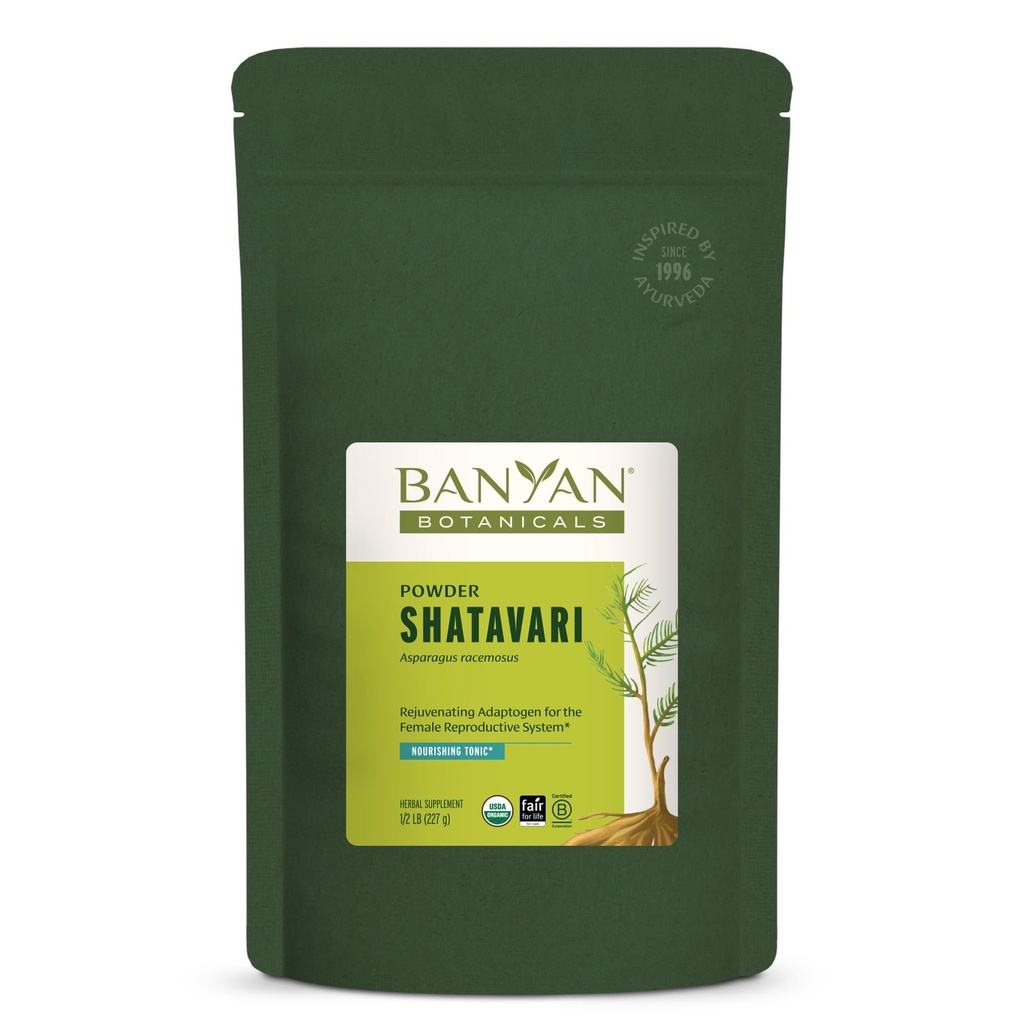 Banyan Botanicals Shatavari σκόνη – οργανικά σπαράγγια Racemosus Root powder – Rejuvenating Adaptogen Tonic που υποστηρίζει ένα υγιές αναπαραγωγικό σύστημα * – 1/2 lb. – Μη ΓΤΟ Βιώσιμα πηγάζει Vegan