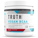 Αλήθεια Διατροφή Vegan BCAA Σκόνη- 2:1:1 Ratio Φυσικό BCAAs Αμινοξέα Σκόνη για την ενέργεια, οικοδόμηση μυών, μετά την αποκατάσταση προπόνηση ποτό για την αποκατάσταση των μυών (Blood Orange, 30 εξυπηρετούν)