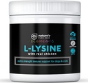 L-Lysine σκόνη για γάτες και γατάκια, κοτόπουλο συμπλήρωμα λυσίνης Γεύσης για γάτες και γατάκια και σκυλιά για την υποστήριξη της ανοσοποιητικής υγείας, κανονική λειτουργία ματιών και αναπνευστική υγεία, Extra Large 125 γραμμάρια.