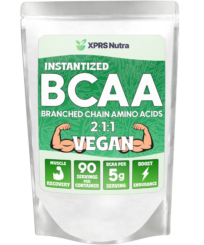 XPRS Nutra BCAA Powder - Amino Acids συμπλήρωμα για τους άνδρες - Άγευστα BCAA συμπληρώματα προπόνησης - Συμπληρώματα γυμναστικής για τους άνδρες - Amino Acids συμπλήρωμα για τις γυναίκες για την αποκατάσταση μετά την προπόνηση (1 λίρα)