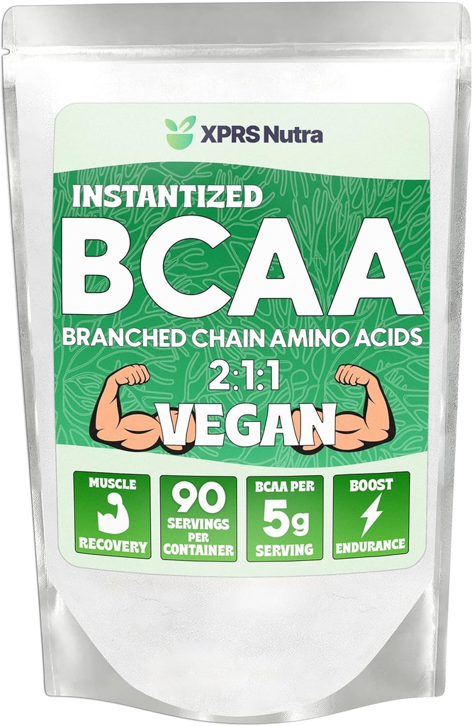 XPRS Nutra BCAA Powder - Amino Acids συμπλήρωμα για τους άνδρες - Άγευστα BCAA συμπληρώματα προπόνησης - Συμπληρώματα γυμναστικής για τους άνδρες - Amino Acids συμπλήρωμα για τις γυναίκες για την αποκατάσταση μετά την προπόνηση (1 λίρα)