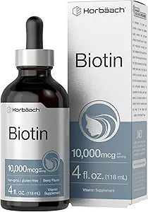 Horbäach Biotin Υγρές σταγόνες 10000mcg 