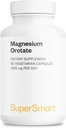 SuperSmart Magnesium Orotate 1500mg per Day - High Absorption Magnesium Supplement | Non GMO & Gluten Free - 90 Vegetarian Capsules