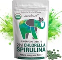 Βιολογικά δισκία Spirulina Chlorella - 50 Σερβιέτες - 2-σε-1 Superfood Algae συμπλήρωμα για τη φυσική ανοσοποιητική υποστήριξη, Detox και Energy Boost. Οργανική χλωροφύλλη. Εσπιρουλίνα