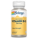 SOLARAY Vitamin D3 10000IU (250 mcg) - Υψηλής ισχύος βιταμίνη D - με VIT D3 ως Cholecalciferol - Ισχυρά οστά και ανοσοποιητική υποστήριξη συμπλήρωμα - 60-ημέρα εγγύηση, 60 υπηρεσίες, 60 VegCaps