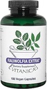 Vitanica Rauwolfia Extra, Cardiovascular Support Supplement, Vegan, 180 Capsules