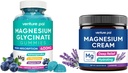 Γλυκινικό μαγνήσιο Gummies με Ashwagandha, Κρέμα Μαγνησίου - Ύπνος, θραύση μυών και χαλάρωση