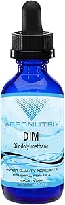 Absonutrix DIM (Diindolylmethane) Εκχύλισμα 593 mg, 4 Oz φιάλη, 200 ισχυρές σερβιέτες, δοκιμαστικές σταγόνες τρίτου μέρους, γρήγορη απορρόφηση, χωρίς γλουτένη, δοκιμή τρίτου μέρους, GMP-πιστοποιημένο, μη GMO, Κατασκευασμένο στις ΗΠΑ