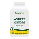 NaturesPlus Adult's Chewable Multivitamin - 180 Vegetarian Tablets - Ανανάς Γεύση - Φυσικό ολόκληρο συμπλήρωμα τροφίμων για τη συνολική υγεία, ενέργεια - Χωρίς γλουτένη - 180 Σερβιέτες