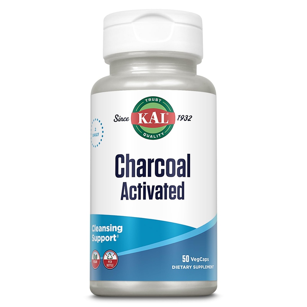 KAL Charcoal 280mg - 50 Καψάκια
