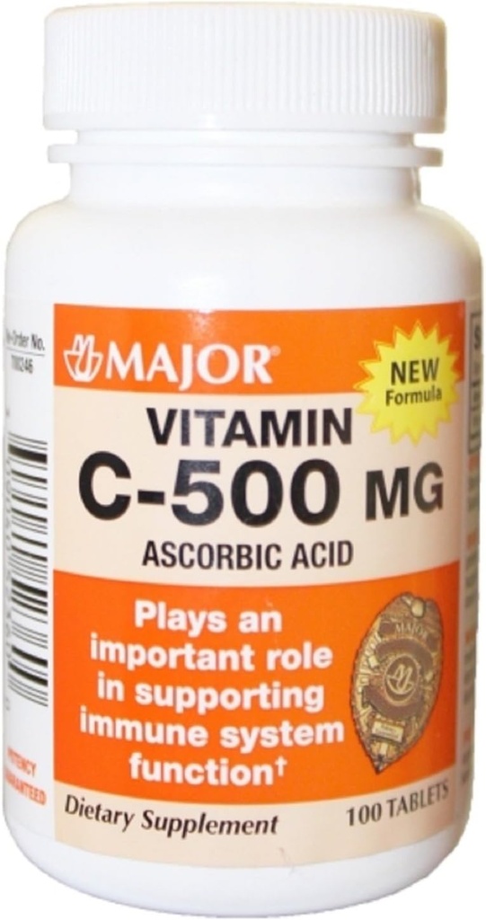 Major Vitamin C 500 mg - 100 Tabs (3 Συσκευασία)