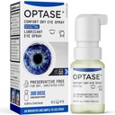 Optase Comfort Dry Eye Spray - Συντηρητικά Δωρεάν Τεχνητά Δάκρυα Drops Εναλλακτικές - Dry Eye Drops in a Convenient Spray - Μπουκάλι πολλαπλών χρήσεων, Φακός επαφής Safe - .58 fl oz