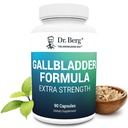 Berg Gallbladder Formula Extra Strength - με Ox Bile σκόνη και Conjugated Bile Acid - Digestive Enzymes Ιδιοκτητική Blend - Πλήρης 45-Ημερη προμήθεια - 90 κάψουλες λαχανικών
