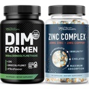 Testosterone Zinc Complex & 300mg συμπλήρωμα DIM για άνδρες για οιστρογόνο Μεταβολισμός και τεστοστερόνη Υποστήριξη 