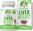 Best Συμπληρώματα Συκωτιού με Γαϊδουράγκαθο - Organic Liver Cleanse Detox & Cleanse - Υποστήριξη ήπατος για άνδρες και γυναίκες - Repair Detox Liver - 120 Κάψουλες από τον Δρ Danielle