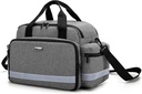Trunab Αρχική Σελίδα Υγεία Νοσοκόμος Τσάντα Medical Bag Organizer with Handle and Shoulder Strap for Home Visit