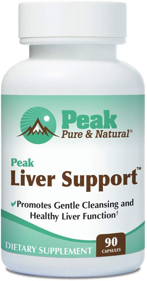 Peak Pure & Natural Peak Liver Support Milk Thistle Based Liver Support Supplement 