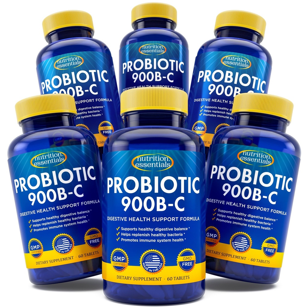 Απαραίτητα διατροφής GMP Certified Probiotic Dietary Supplement 6 Φιάλες 360 Κάψουλες