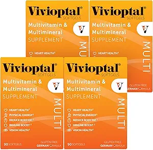 Vivioptal Multi, 90 Softgels (1 έτος προσφοράς), Multivitamin & Multimineral, Gluten Free, Γερμανική Φόρμουλα