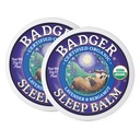 Badger Sleep Balm, Βιολογικό αιθέριο Έλαιο Αρωματοθεραπεία Φυσικό Sleep Balm για ενήλικες & παιδιά, Χαλαρωτική & Χαλαρωτική Λεβάντα & Bergamot Φυσική Υποστήριξη Ύπνου, .75 oz Tin, 2-Pack