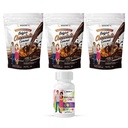BariatricPal 90-Day Bariatric Vitamin Bundle (Πολυβιταμίνη 1 ανά ημέρα! Καψάκιο με 45mg Σιδήρου και Ασβέστιο Κιτρικό Μαλακό Chews 500mg με Προβιοτικά - Βελγική σοκολάτα Caramel)