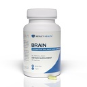 Brain - Balanced Neurotransmitter Support Supplement - Zinc, B6, Biotin for Cognitive Function - 90 Veggie Capsules (Brain)