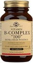 Solgar B- Complex 100" - 100 Δισκία - Ενεργειακός Μεταβολισμός, Καρδιαγγειακή Υγεία, Υποστήριξη Νευρικού Συστήματος - Μη ΓΤΟ, Vegan, Χωρίς Γλουτένη - 100 Σερβιέτες