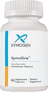 XYMOGEN XymoDine Iodine Supplement - Υψηλή Ιώδιο Ιώδιο Ιωδίου 12,5 g για την Υποστήριξη Υγιούς Σύνθεσης Ορμονών Θυρεοειδούς (90 Καψάκια Χορτοφαγικής)