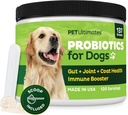 Pet Ultimates Probiotics for Dogs – 22-Είδος Προβιοτικά Σκύλος για Digestive Υποστήριξη & Αντιβιοτικά Ανάκτηση – Skin and Coat Supplement, Enhances Vitality – Dog Health Supply (1 Pack)