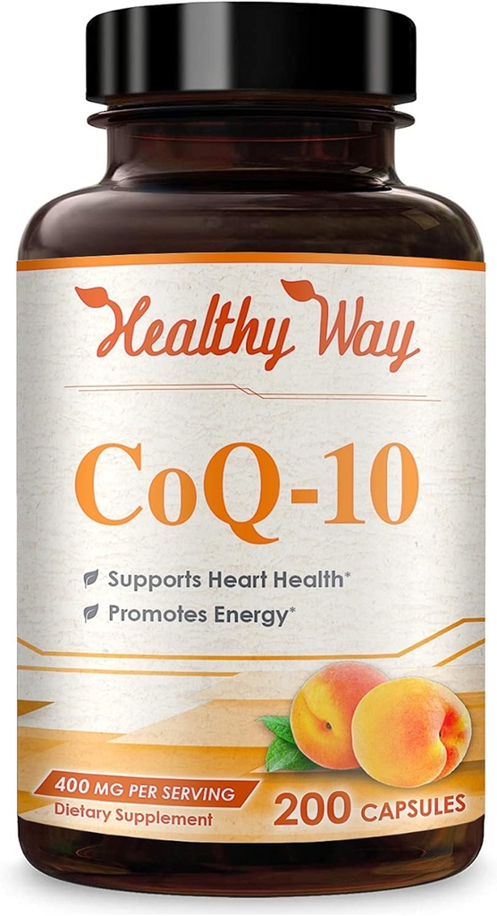 Υγιής Τρόπος CoQ10 400mg 200 Καψάκια Γρήγορη Απορρόφηση - Μη ΓΤΟ